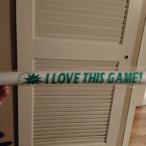 I Love This Game! Foam Stadium Cheering Stick - White & Teal
